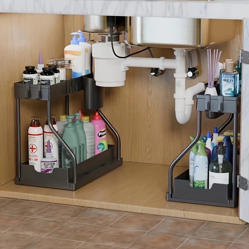 Orionyx | Functioneel Duurzaam Opbergrek met Lade en Twee Niveaus