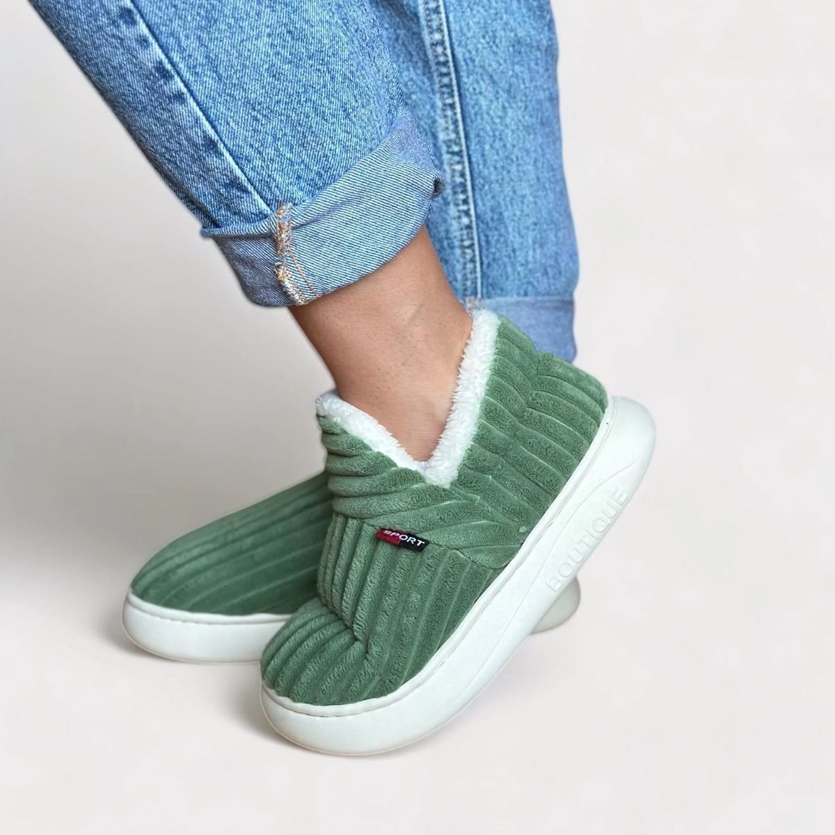 ThermaLuxe | Comfortabele Warme Fleece Pantoffels Met Antislipzool Voor Binnen