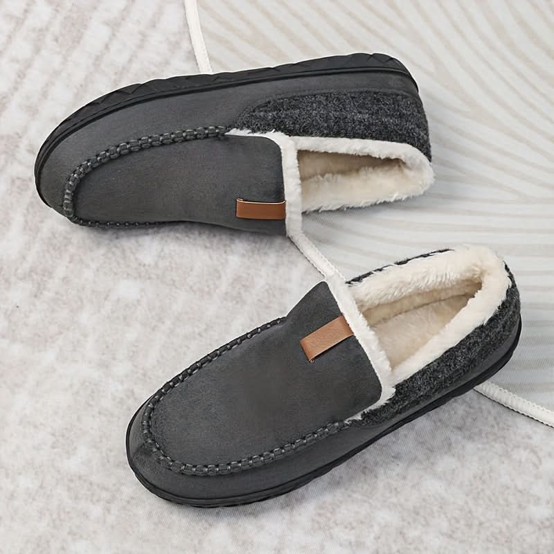 WoolWisp | Warme Comfortabele Synthetische Herenpantoffels Voor Binnen