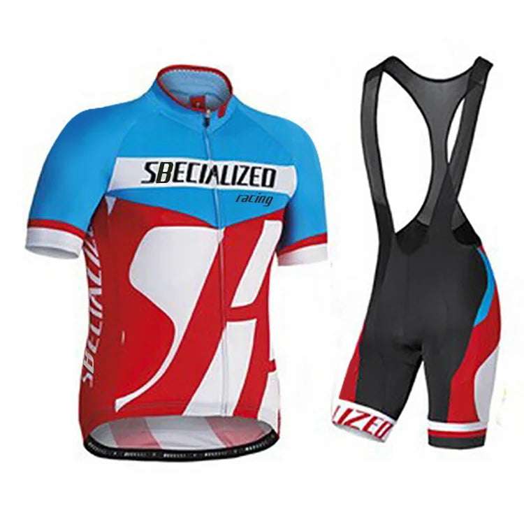 Heren Fietskleding Set Zomer – Wielertrui en Bib Shorts Ademend (Copy)