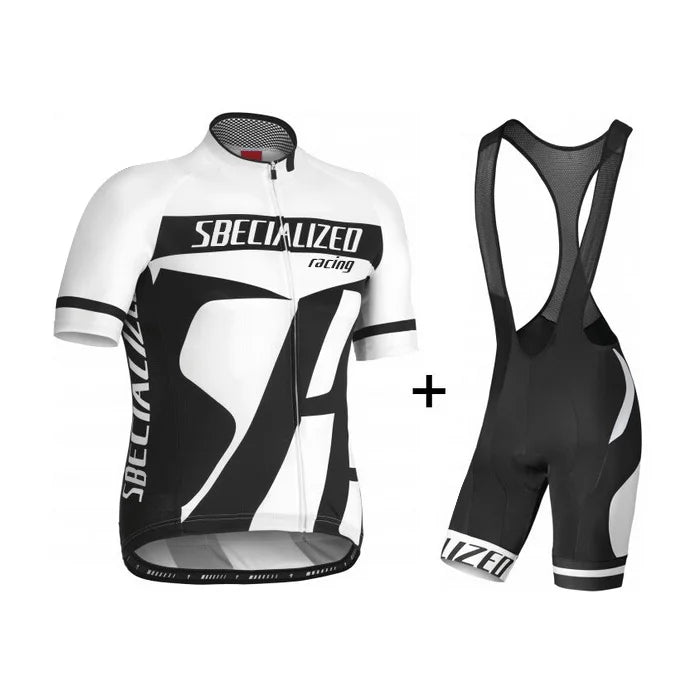 Heren Fietskleding Set Zomer – Wielertrui en Bib Shorts Ademend (Copy)
