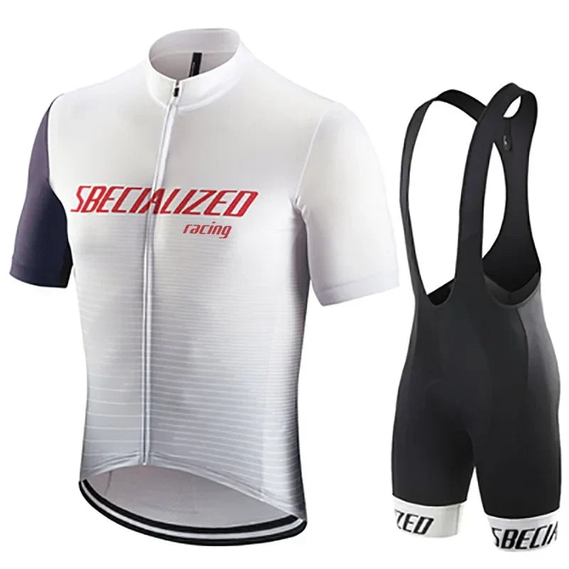 Heren Fietskleding Set Zomer – Wielertrui en Bib Shorts Ademend (Copy)