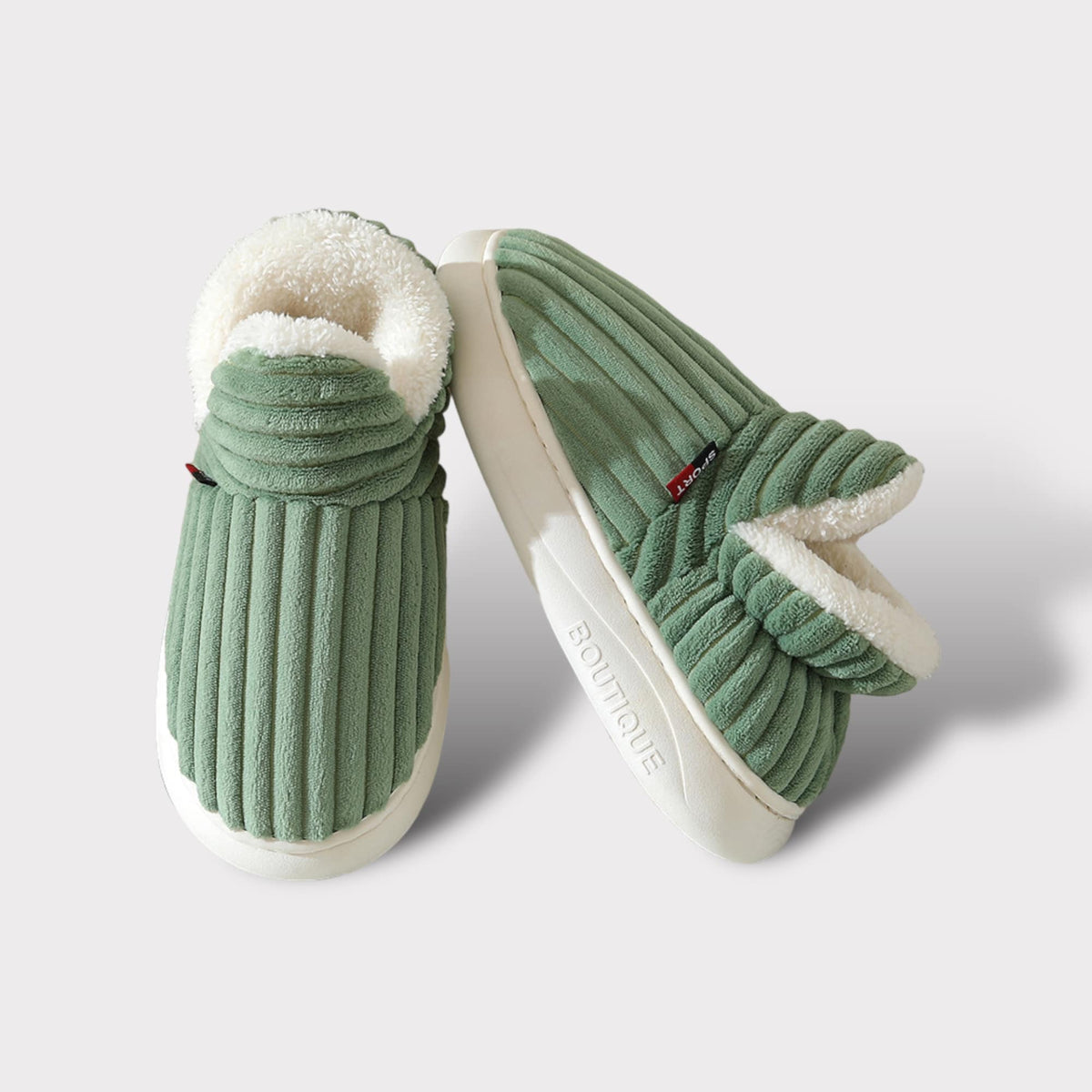 ThermaLuxe | Comfortabele Warme Fleece Pantoffels Met Antislipzool Voor Binnen
