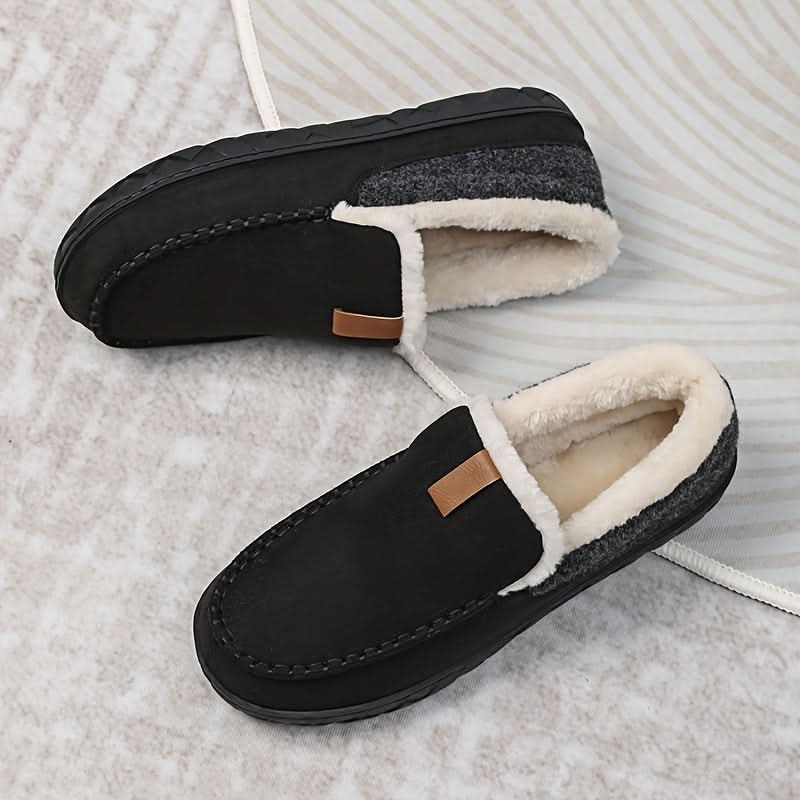 WoolWisp | Warme Comfortabele Synthetische Herenpantoffels Voor Binnen